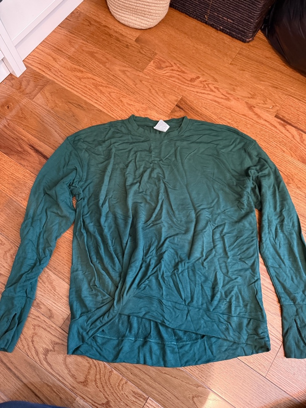 all in motion Green Long-Sleeve Crewneck Sweatshirt